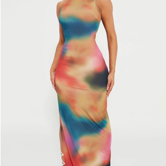 California Coastline Maxi Dress - Multi Color - Picture 1 of 4